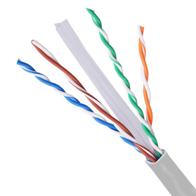Mua Cáp mạng UTP Cáp đồng rắn màu xám mở rộng đến 550MHz 1000ft sản xuất trực tuyến