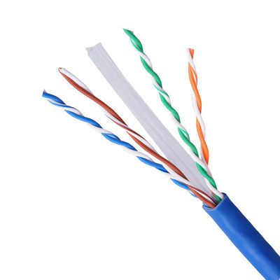 Mua Blue UTP CAT6 Cable 23AWG Extend To 550MHz CM PVC Cable mạng tốc độ cao sản xuất trực tuyến