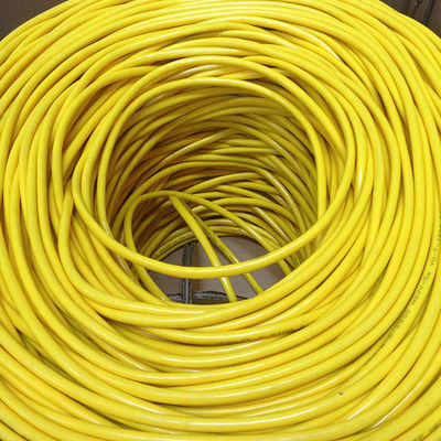 Mua CAT6 1000FT Cáp Ethernet không được bảo vệ 23AWG 4P PVC màu vàng rắn sản xuất trực tuyến