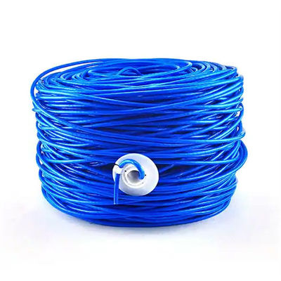 acheter 500 pieds CAT 6 câble Ethernet 250MHz 23AWG 4 paires câble de réseau bleu fabrication en ligne