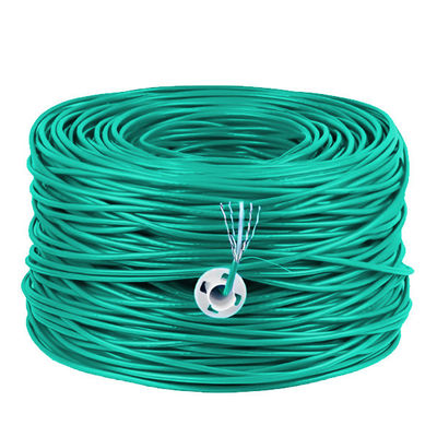 acheter LSZH UTP 100MHz 24 AWG Cat 5e câble 1000ft vert câble réseau haut débit fabrication en ligne
