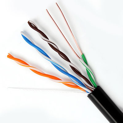 Mua 100MHz CAT5e UTP Cáp mạng ngoài trời 1000FT 24AWG Cáp chống nước PE rắn sản xuất trực tuyến