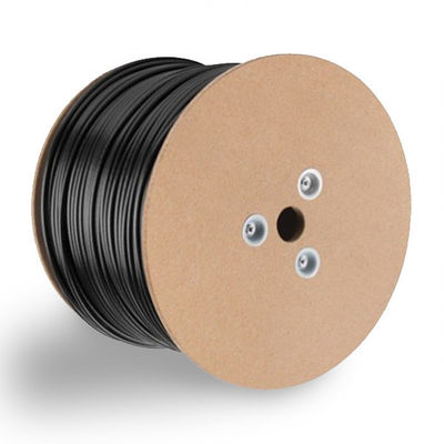 satın al 0.50mm Katı Bakır FTP CAT 5E Dış PE+PVC Siyah Su geçirmez Ağ Kablosu Çevrimiçi üretim