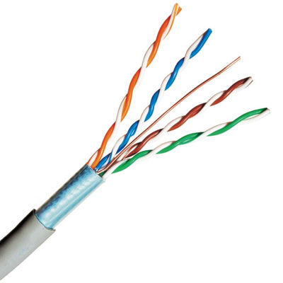 acheter FTP CAT 5E gris 0,515 mm câble Ethernet de cuivre passe Fluke 1000FT fabrication en ligne