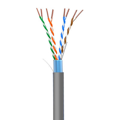 satın al 0.47mm Bakır Gri Ceket 1000Ft Cat5e FTP LSZH Ağ Kablosu Çevrimiçi üretim