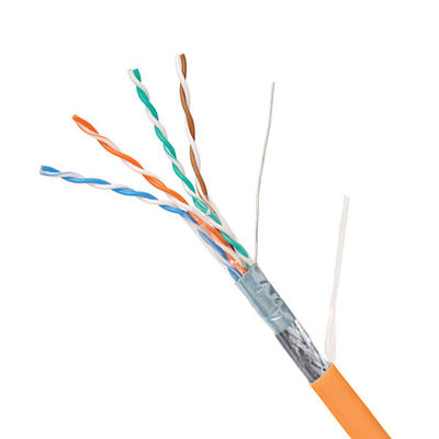 Mua Cáp SFTP 100MHz 500Ft CAT5E 24AWG Với áo khoác màu cam LSZH Giá bán buôn có sẵn sản xuất trực tuyến