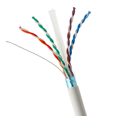 comprar Cabo branco FTP CAT6 Cabo de rede LSZH Jacket 23AWG 1000FT para transmissão segura Fabricação em linha