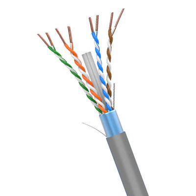 Mua Cat6 FTP Xám 1000FT LSZH Cáp mạng 23AWG 250MHz Trình dẫn đồng sản xuất trực tuyến
