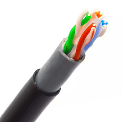 acheter CAT6 FTP Externe PE+PVC 0,560+0,005 mm Cable de ligne de câble en cuivre pur fabrication en ligne