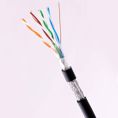 comprare Cavo CAT6 per esterni in PVC+PE SFTP 1000FT 23AWG Cavo Ethernet ad alta velocità in rame solido fabbricazione online