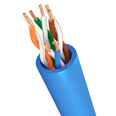 comprar CAT6A UTP 23AWG Cable LSZH azul para transmissão de dados de 10 Gbps Fabricação em linha