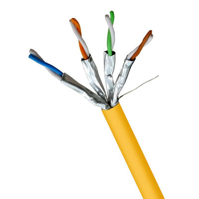 Mua 1000FT 23AWG FFTP Cáp CAT6A LSZH CPR Dca-S2 D2 A1 500MHz Cáp Ethernet 10Gbps sản xuất trực tuyến