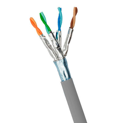 comprare Catenazione all'ingrosso 10Gbps IEC60332-1 CAT 6A F FTP 23AWG Cavo LSZH 500MHz Cavo gemello solido fabbricazione online