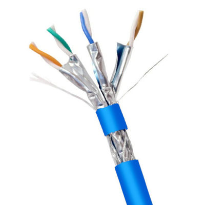 comprar 23AWG SFTP CAT6A Cabo CPR PVC Dca-S2 D2 A1 10Gbps Cabo de rede de alta velocidade 1000FT Fabricação em linha