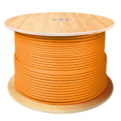 comprare Cat8 SFTP 22AWG Orange PVC 40Gbps per cavo per data center 1000FT fabbricazione online