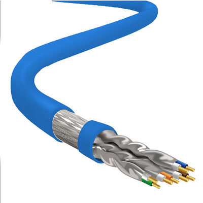 Mua 1000ft CAT8 SFTP 22AWG Blue PVC Jacket 40Gbps Cáp Ethernet tốc độ cao sản xuất trực tuyến