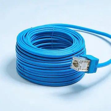 Mua Blue Cat5e FUTP 24AWG 1000ft Cáp mạng tốc độ cao cho cáp Ethernet được che chắn sản xuất trực tuyến