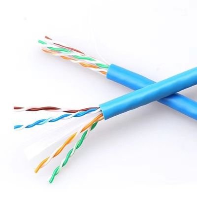 acheter 1000 pieds en vrac UTP Cat6A câble Ethernet 23AWG cuivre solide 10Gbps 500MHz veste en PVC fabrication en ligne