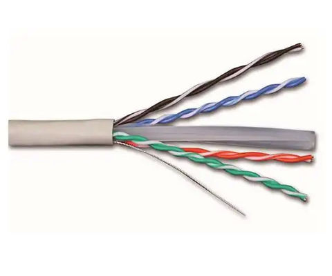 comprar 23AWG Conductor de cobre Cat6 SFTP Cable PVC Jacket para transmissão de dados de alta velocidade de 10Gbps Fabricação em linha