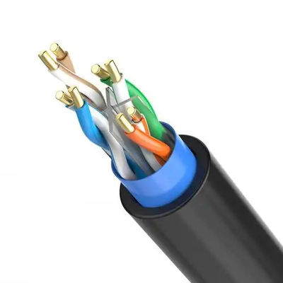 kupować SFTP CAT6 Ethernet Cable - 23AWG Solid 100m Max Distance PE+PVC Jacket do użytku na zewnątrz produkcja online