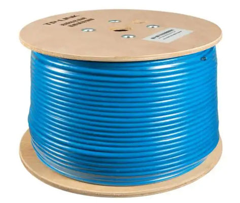 comprare FFTP CAT8 cavo Ethernet 2000 MHz larghezza di banda 22AWG Stranded Blue PVC Jacket 50 metri fabbricazione online