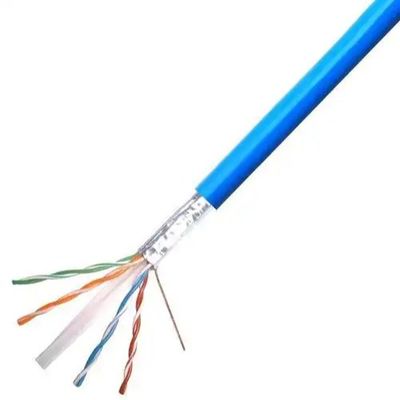 kaufen Großhandel FTP CAT6 LSZH Kabel 23AWG 500ft Blaue Jacke 550MHz Hochgeschwindigkeitsnetzwerk Online-Herstellung