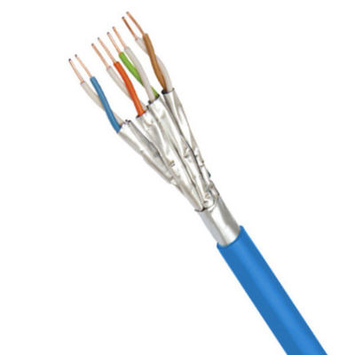 comprar 23AWG FFTP CAT6A Cabo azul LSZH 10Gbps Cabo de rede de alta velocidade 1000Ft Fabricação em linha