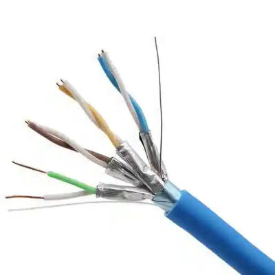 comprar Por grosso SFTP CAT6A LSZH cabo 23AWG 500ft Blue Jacket 550MHz rede de alta velocidade Fabricação em linha