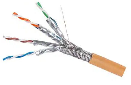 Mua Phụng số bán buôn CAT6A SFTP 23AWG PVC Yellow Jacket Cable 550MHz 10Gbps Cable mạng sản xuất trực tuyến