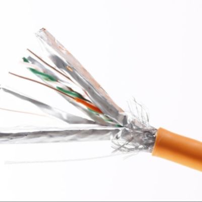 Mua Hàng hóa bán buôn CAT6 SFTP LSZH Orange Ethernet Cable 23AWG cho Trung tâm dữ liệu & Mạng lớn sản xuất trực tuyến