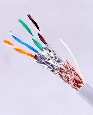 kopen Groothandel Bulk CAT7A SFTP 23AWG LSZH Witte Netwerkkabel voor Industriële Datacenternetwerken online vervaardiging