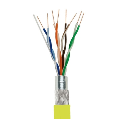 comprar INTEGRIDADE Cable SFTP Cat5e Proteção EMI reforçada para redes seguras Fabricação em linha