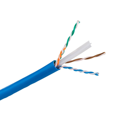 Buy CAT6A UTP LSZH Ethernet Cable 10Gbps 500MHz Blue 23AWG online manufacture