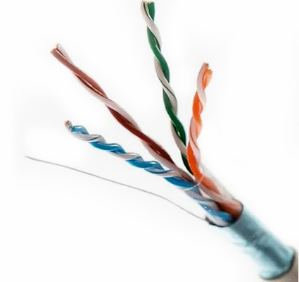 Buy Bulk FTP CAT5E Ethernet Cable 24AWG High Speed Stable Data Transfer Gray Jacket online manufacture