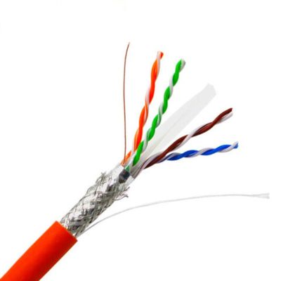 kopen 23AWG SFTP CAT6 kabel High Speed Network kabel met blauwe PVC jas 1000ft online vervaardiging