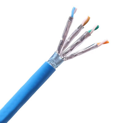 Beli Kabel CAT8 Berpelindung 22AWG FFTP 2000MHz Industrial LSZH Siap Pakai 1000FT pembuatan online