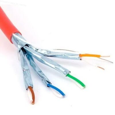 kopen CAT8 FFTP-kabel 22AWG Solid Copper 1000Ft 40Gbps Data Center kabel online vervaardiging