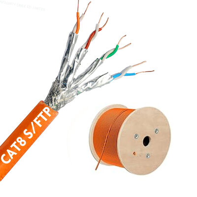 Mua BÁO SÁM PHÁO CAT8 CABLE LAN BÁO 22AWG (CUPER SOLID) 100M ¥ 40GBPS / 2000MHZ sản xuất trực tuyến