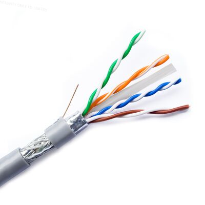 Beli Kabel SFTP CAT6 Bulk 500ft 23AWG Solid Copper, LSZH Jacket, Kabel Jaringan Industri pembuatan online