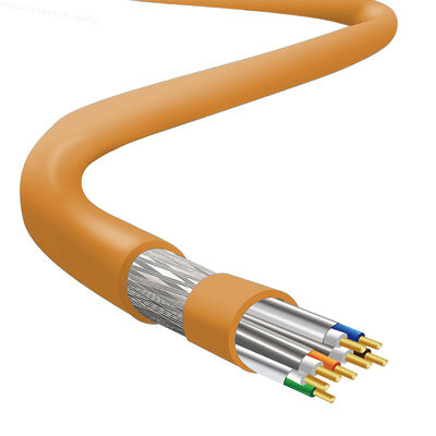 kopen Cat7A SFTP Shielded Ethernet Cable 1000MHz 10Gbps, 23AWG Pure Copper voor Data Center online vervaardiging
