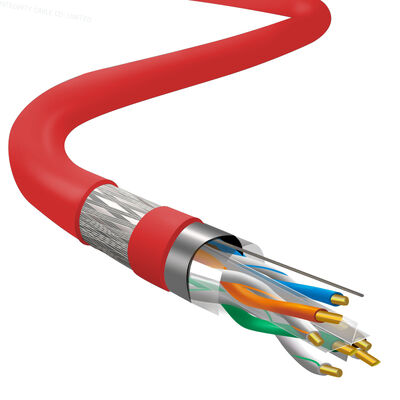 comprar 23AWG SFTP CAT6 Cable de red de alta velocidad Cable con chaqueta azul de PVC 1000ft Fabricación en línea