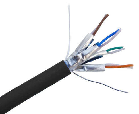 Buy CAT6A UTP Ethernet Cable 1000ft 23AWG Solid Copper 10Gbps Speed 500MHz Bandwidth Data Center Bulk LAN Cable online manufacture