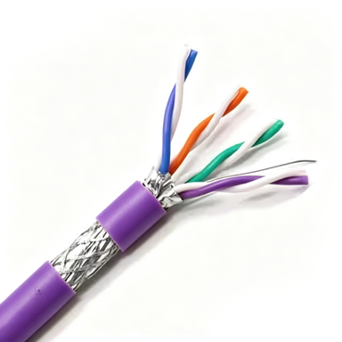 Купить CAT7 LAN кабель 600MHz 23AWG Твердая медь с LSZH Jacket для промышленных сетей Производство в сети