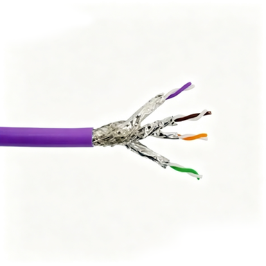 購入 CAT8 SFTP シールドされたLANケーブル 2000MHz 22AWG データセンター用 LSZH ジャケット付き固体銅 オンライン製造